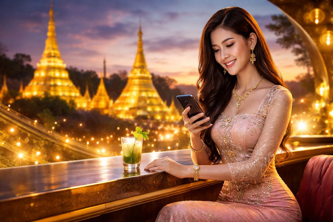 စစ်ကိုင်းတောင်နီမှ တိုက်ရိုက်ကာစီနို အသုံးပြုနေသောဖုန်း